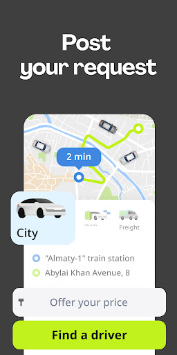 inDrive. Әділ бағамен жүру